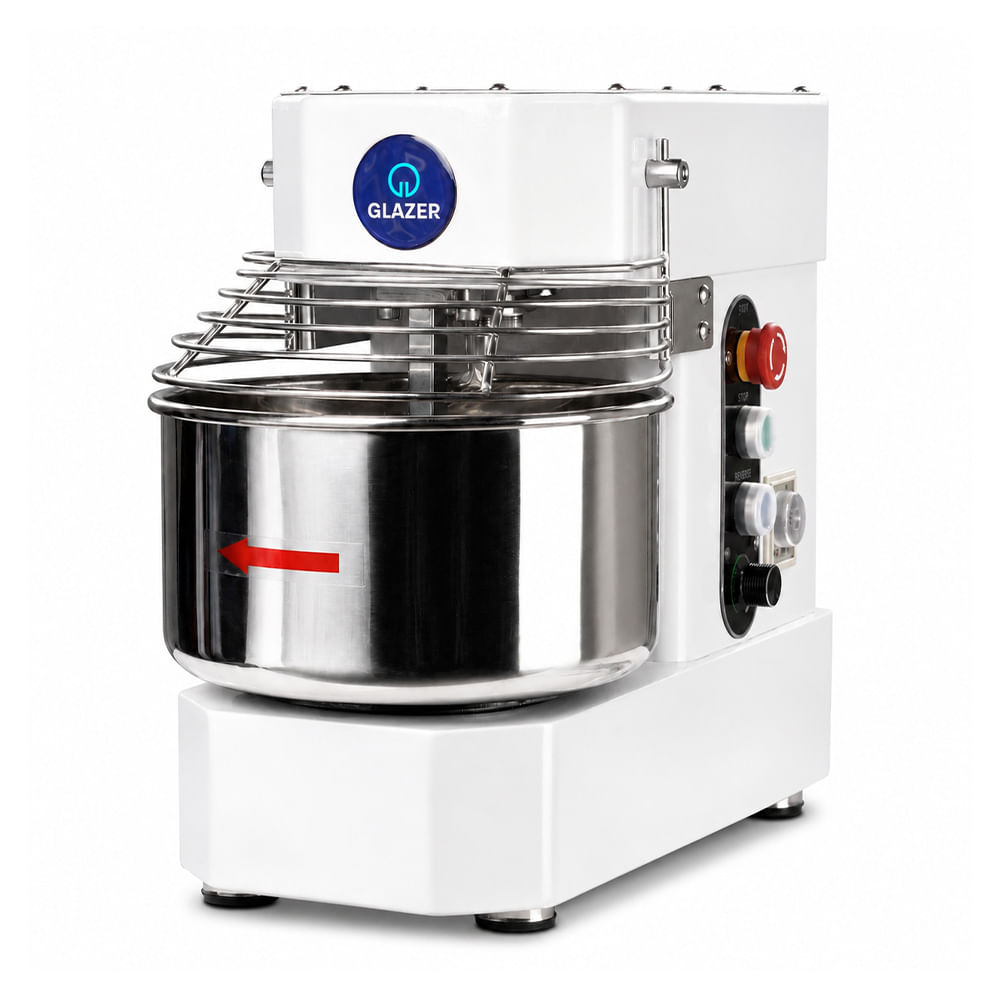 Amasadora de 7 litros industrial Glazer HSW7