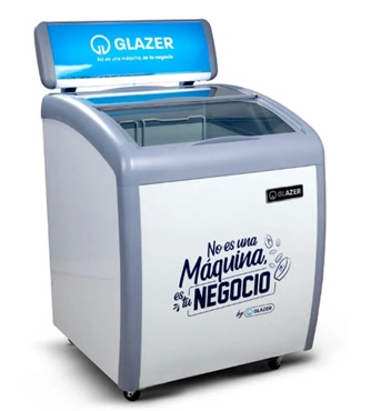 Congeladora conservadora exhibidora 150 L Glazer GF-CE150A