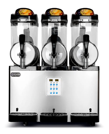 Cremoladera 3 Tolvas con triple función Glazer GF-C123-K