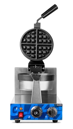 Waflera circular para negocio bolsillos grandes capacidad 1 pieza Glazer GC-WC1-U
